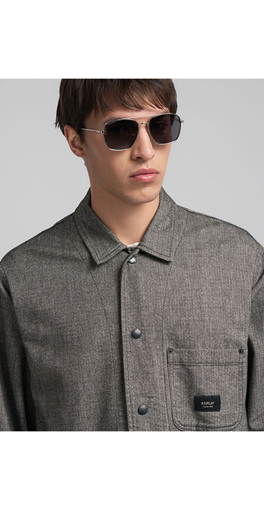 ヘリンボーン オーバーシャツジャケット｜REPLAY リプレイ公式通販サイト